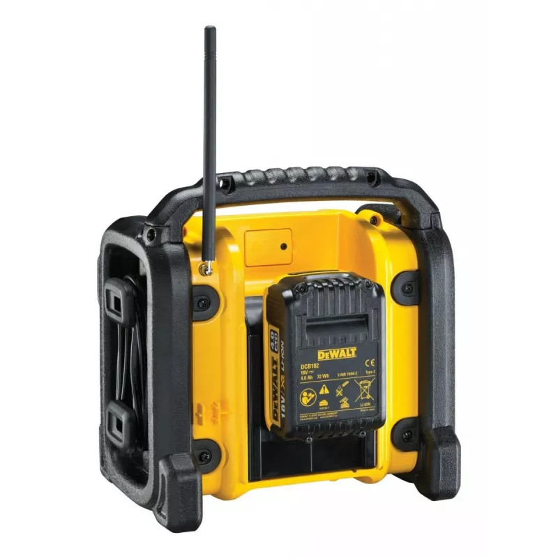 DEWALT bezdrôtové Li-Ion DAB+/FM kompaktné rádio – iba prístroj