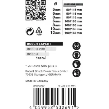 Bosch Expert 2 608 900 195 vrtáky sada vrtákov 7 ks