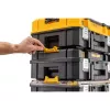 Organizér DeWALT DWST82968-1 TSTAK, vodotesný a odolný voči prachu, 400×332×119 mm, čierny/oranžový