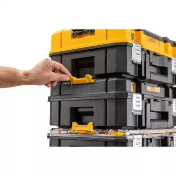 Organizér na náradie DeWalt DWST82968-1, polykarbonát, 7,8 l, uzamykateľný, vodotesný, čierny