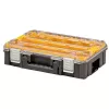 Organizér DeWALT DWST82968-1 TSTAK, vodotesný a odolný voči prachu, 400×332×119 mm, čierny/oranžový