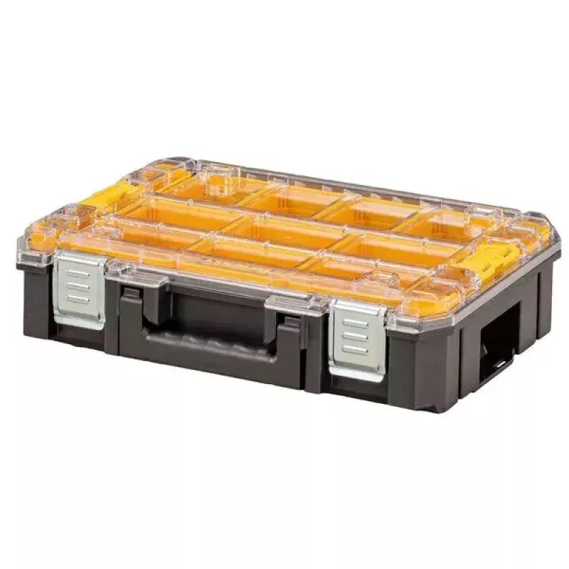 Organizér DeWALT DWST82968-1 TSTAK, vodotesný a odolný voči prachu, 400×332×119 mm, čierny/oranžový
