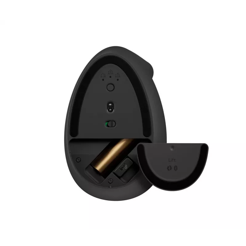LOGITECH Lift vertikálna ergonomická myš - pravácka - bezdrôtová - grafitovo čierna
