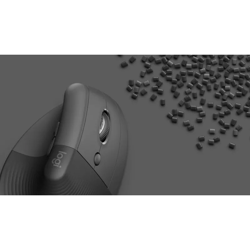 LOGITECH Lift vertikálna ergonomická myš - pravácka - bezdrôtová - grafitovo čierna
