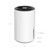 Router TP‑LINK AXE5400 Mesh Wi‑Fi 6E systém — tri‑band 2.4/5/6 GHz, pokrytie až 670 m², 3× LAN, 4 interné antény