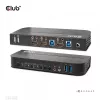 KVM prepínač CLUB3D CSV-1382 Dual HDMI 4K 60Hz USB