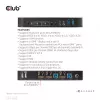 KVM prepínač CLUB3D CSV-1382 Dual HDMI 4K 60Hz USB