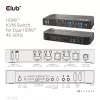 KVM prepínač CLUB3D CSV-1382 Dual HDMI 4K 60Hz USB