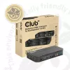 CLUB3D DisplayPort/HDMI KVM prepínač pre Dual DisplayPort 4K 60Hz
