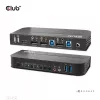 CLUB3D DisplayPort/HDMI KVM prepínač pre Dual DisplayPort 4K 60Hz