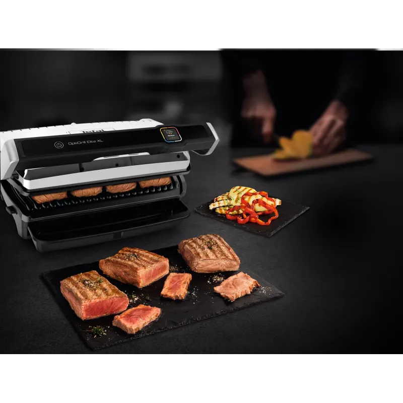 Kontaktný gril Tefal OptiGrill Elite XL GC760D nerezová oceľ 2200W