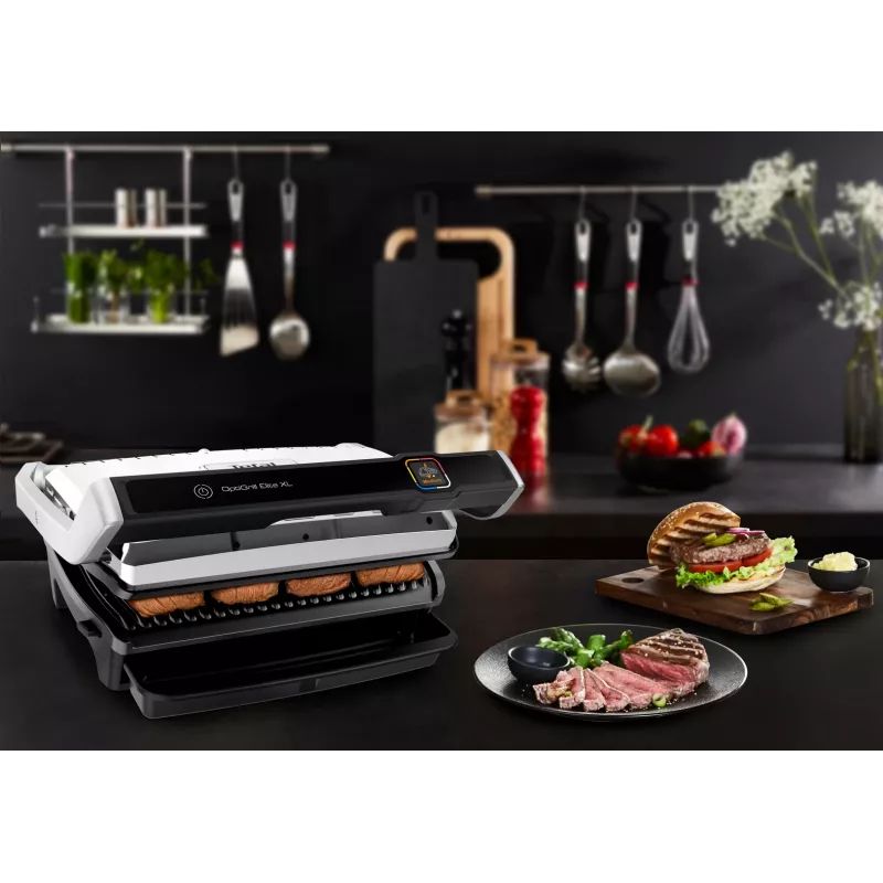 Kontaktný gril Tefal OptiGrill Elite XL GC760D nerezová oceľ 2200W