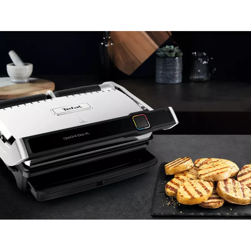 Kontaktný gril Tefal OptiGrill Elite XL GC760D nerezová oceľ 2200W