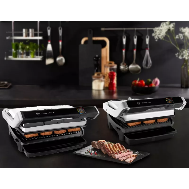 Kontaktný gril Tefal OptiGrill Elite XL GC760D nerezová oceľ 2200W