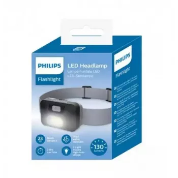 Čelová lampa Philips SFL1000H/10 čierna — LED, 100 lúmenov