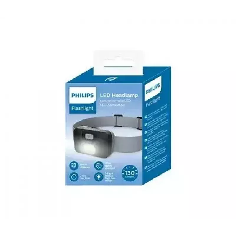 Philips SFL1000H/10 LED čelovka, 130 lm, čierna