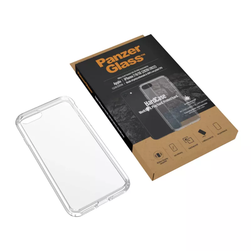 PanzerGlass ® HardCase iPhone SE (2020/2022) | 7 | 8, kryt, Apple, Apple - iPhone SE 2022, Apple - iPhone SE 2020, transparentný