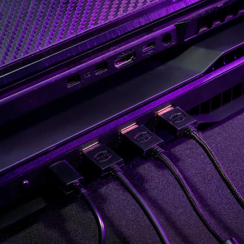 Cooler Master NotePal X150 Spectrum chladiaca podložka pod notebook do 17 palcov, so 4-portovým USB hubom