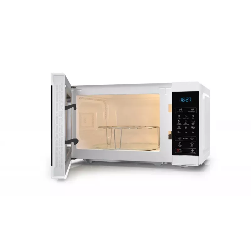 Sharp YC-MG02E-W mikrovlnná rúra modrá, biela stolový spotrebič 20 l 800 W