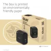 CLUB3D cestovná nabíjačka 65W GAN technológia, jeden port USB Type-C, podpora Power Delivery (PD) 3.0