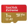 Pamäťová karta SanDisk Extreme microSDXC 1TB + adaptér SD, čítanie 190 MB/s, zápis 130 MB/s, A2, C10, V30, UHS-I U3