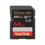 WESTERN DIGITAL SanDisk Extreme PRO 64GB SDXC pamäťová karta 200MB/s 90MB/s UHS-I Class 10 U3 V30