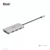 CLUB3D 4-portový USB-A hub pre USB-C – 10 Gbps rýchly prenos