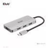 CLUB3D 4-portový USB-A hub pre USB-C – 10 Gbps rýchly prenos