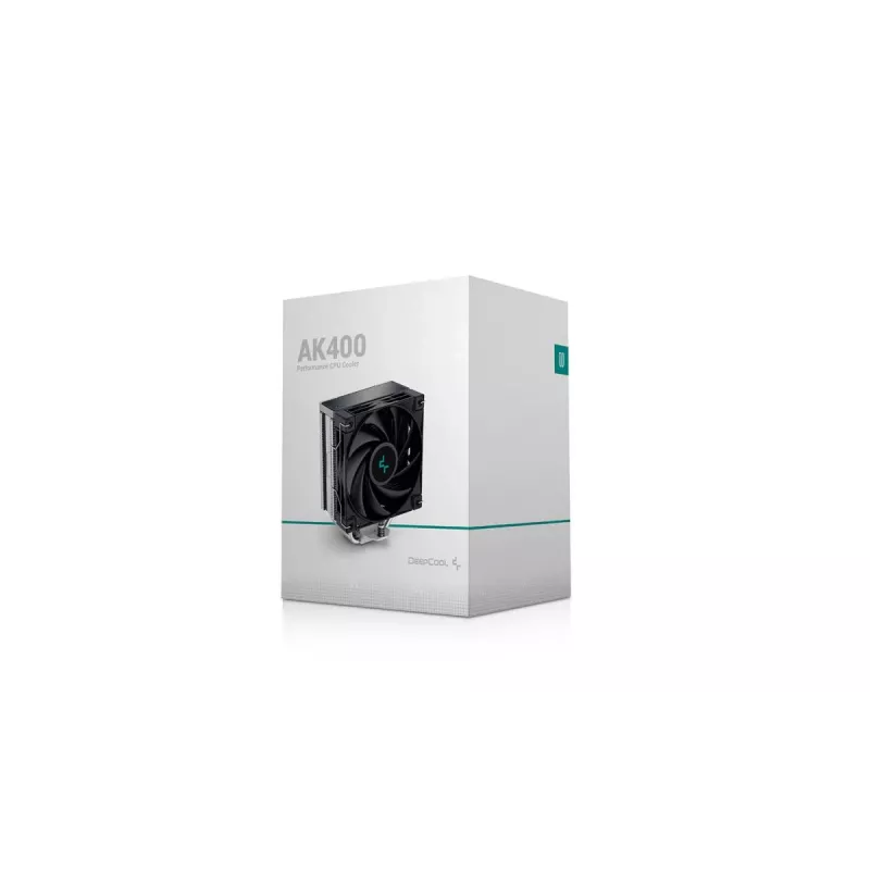 DEEPCOOL chladič CPU AK400 heatpipe veža 12 cm – čierny
