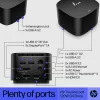 HP Thunderbolt Dock 120W G4, káblový, Thunderbolt 4, čierna, Kensington, Čína, Thajsko, Taiwan, Business