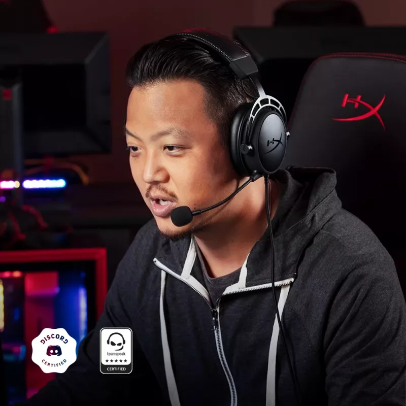 HyperX Cloud Alpha - bezdrôtový herný headset (čierno-červený)
