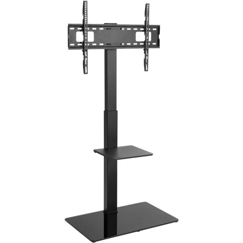 TV skrinka Goobay 58526 čierna oceľ 1 polica 650x400x1458 mm