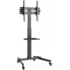 Multimediálny stojan Goobay 59507 čierny oceľ výška 1540 mm