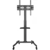 Multimediálny stojan Goobay 59507 čierny oceľ výška 1540 mm