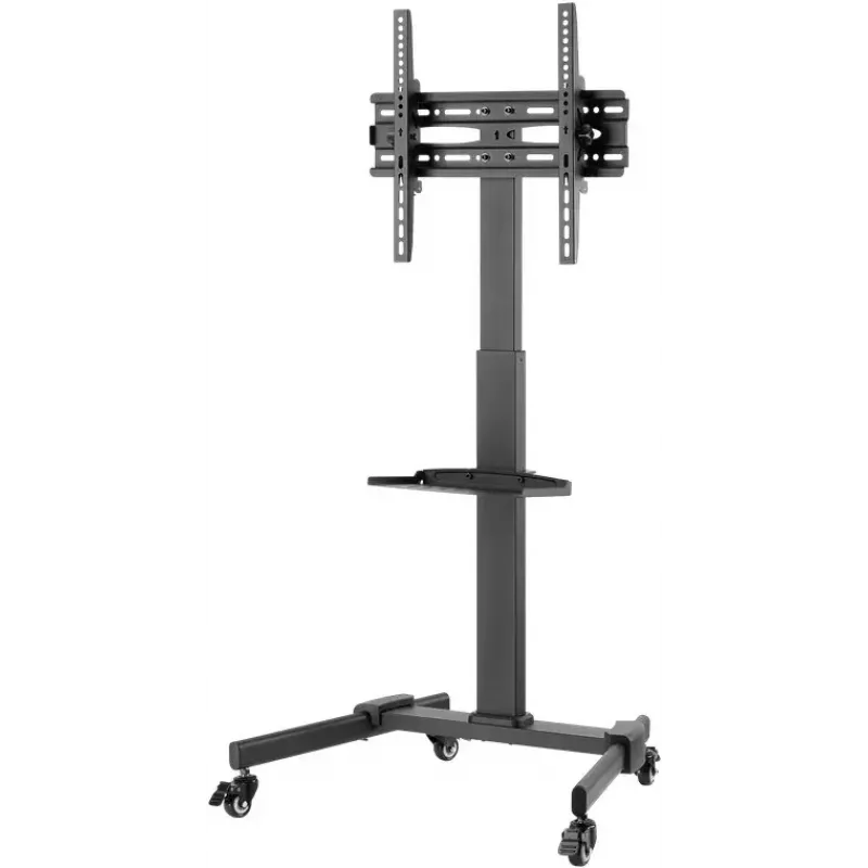Multimediálny stojan Goobay 59507 čierny oceľ výška 1540 mm