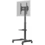 Multimediálny stojan Goobay 59507 čierny oceľ výška 1540 mm