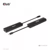 CLUB3D USB Gen1 Type-C, 6-in-1 hub s HDMI 8K30Hz, 2xUSB Type-A, RJ45 a 2xUSB Type-C, dátové a PD nabíjanie 100 Watt