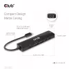 CLUB3D USB Gen1 Type-C, 6-in-1 hub s HDMI 8K30Hz, 2xUSB Type-A, RJ45 a 2xUSB Type-C, dátové a PD nabíjanie 100 Watt