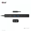 CLUB3D USB Gen1 Type-C, 6-in-1 hub s HDMI 8K30Hz, 2xUSB Type-A, RJ45 a 2xUSB Type-C, dátové a PD nabíjanie 100 Watt