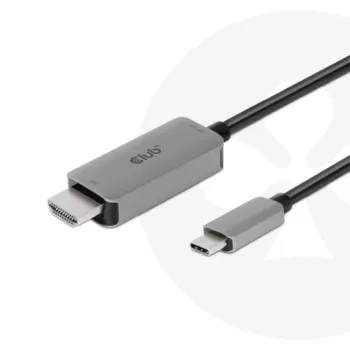 CLUB3D USB Gen2 Type-C na HDMI 4K120Hz 8K60Hz HDR10 s DSC1.2 aktívny kábel M/M 3m / 9.84ft
