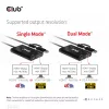 CLUB3D USB Gen1 Type-C/-A na Dual HDMI (4K/30Hz) / VGA (1080/60Hz)