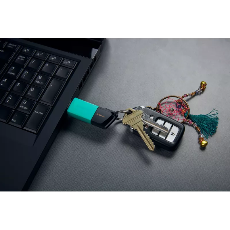 Kingston Technology DataTraveler 256GB USB3.2 Gen1 Exodia M (čierna + tyrkysová)