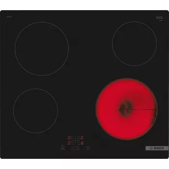 Bosch Serie 4 PKE611BA2E varná doska čierna vstavaná 60 cm sklokeramická varná doska 4 zóny