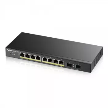 Zyxel GS1900-8HP v3 PoE Managed L2 Gigabit Ethernet (10/100/1000) Power over Ethernet (PoE) čierny