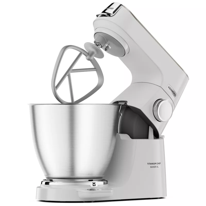 Kenwood Titanium Chef Baker XL kuchynský robot 1200 W 7 L biely s integrovanou váhou
