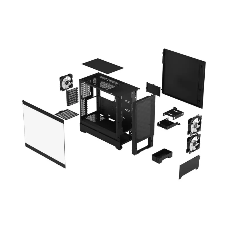 FRACTAL DESIGN Fractal Design Pop Air RGB čierna Tg číry tón