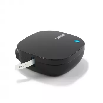 DYMO LetraTag 200B Bluetooth tlačiareň etikiet | Kompaktná tlačiareň etikiet | Pripája sa cez bezdrôtovú Bluetooth technológiu k iOS a Android | Obsahuje 1 bielu papierovú etiketovú pásku | čierna