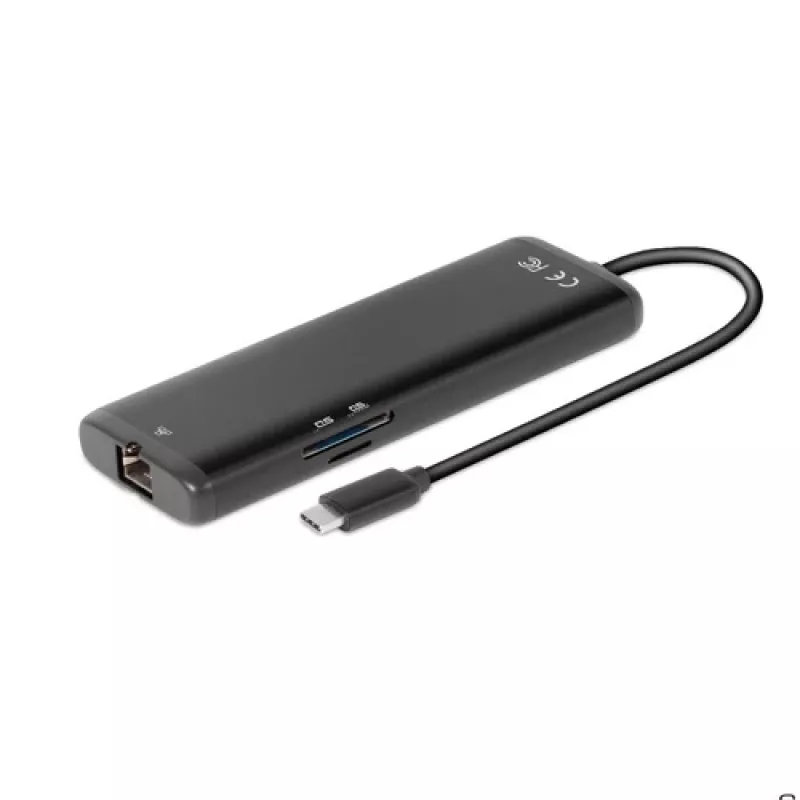 CLUB3D USB Gen 1 Type-C 8-in-1 MST Dual 4K60Hz Display cestovný dock