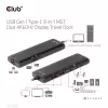 CLUB3D USB Gen 1 Type-C 8-in-1 MST Dual 4K60Hz Display cestovný dock