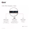 CLUB3D USB Gen 1 Type-C 8-in-1 MST Dual 4K60Hz Display cestovný dock